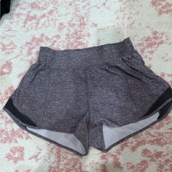 Lululemon Athletica Charcoal Athletic Shorts - Picture 1 of 3